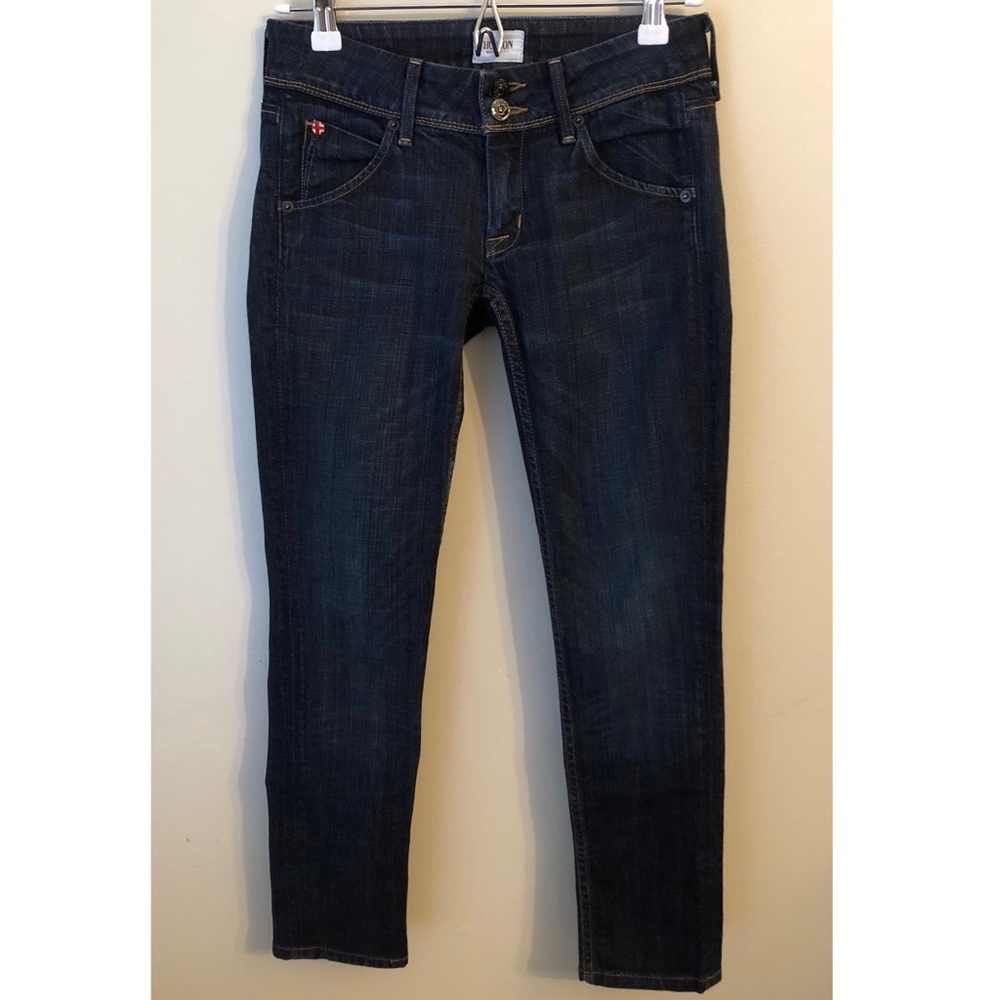 Hudson • 24 • Collin Flap Skinny Ankle Jeans Dark Wash Denim